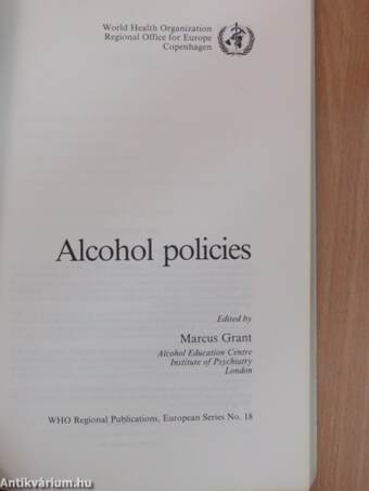 Alcohol Policies