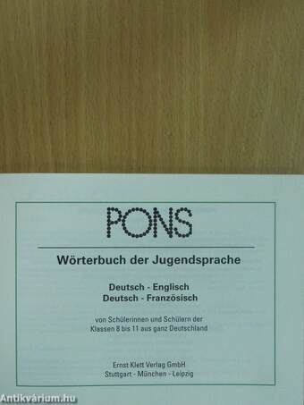 Pons Wörterbuch der Jugendsprache