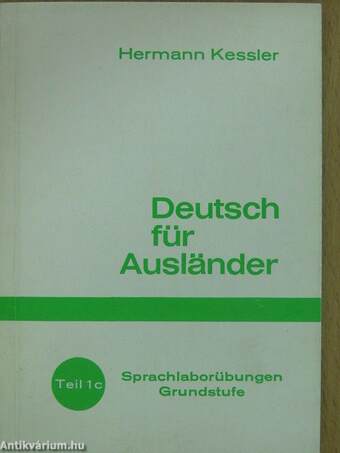 Deutsch für Ausländer 1c