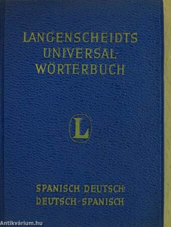 Langenscheidts Universal-Wörterbuch Spanisch