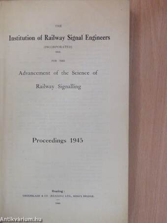 The Institution of Railway Signal Engineers