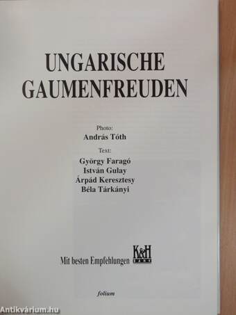 Ungarische Gaumenfreuden