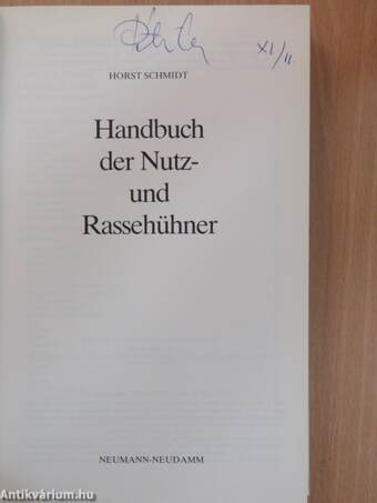 Handbuch der Nutz- und Rassehühner