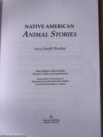 Native American Animal Stories