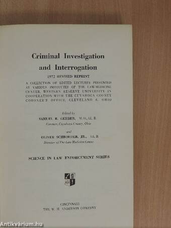 Criminal Investigation and Interrogation