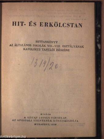 Hit- és erkölcstan