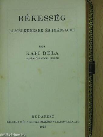 Békesség