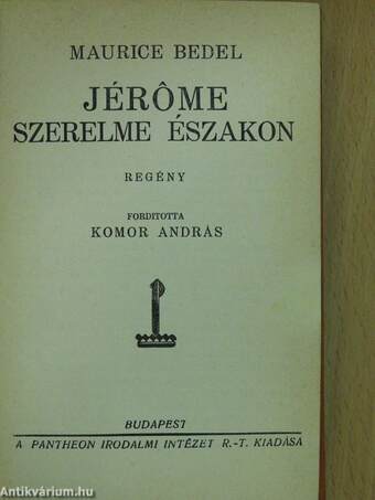 Jérome szerelme északon