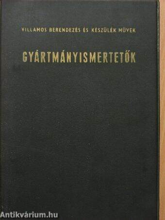 Gyártmányismertetők