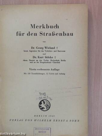 Merkbuch für den Straßenbau