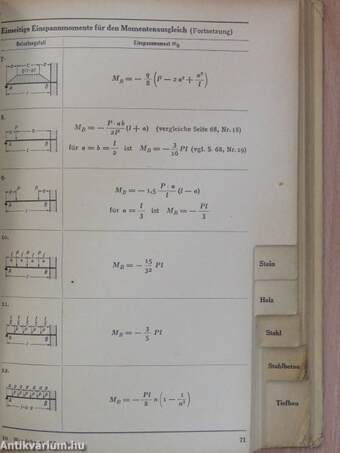 Bautechnische zahlentafeln