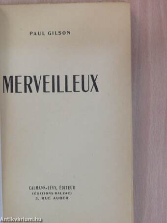 Merveilleux