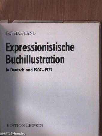 Expressionistische Buchillustration in Deutschland 1907-1927