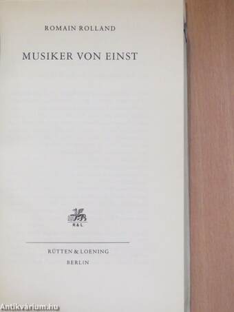 Musiker von einst