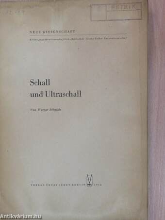 Schall und Ultraschall