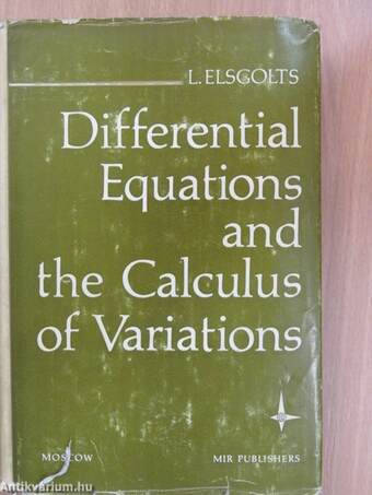 Differential equations and the calculus of variations