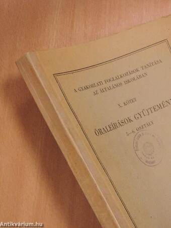 Óraleírások gyűjteménye 5-6. osztály