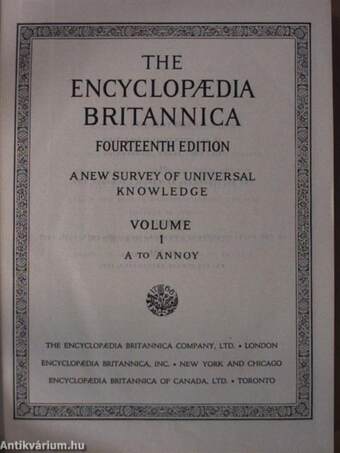 The Encyclopaedia Britannica 1-24.