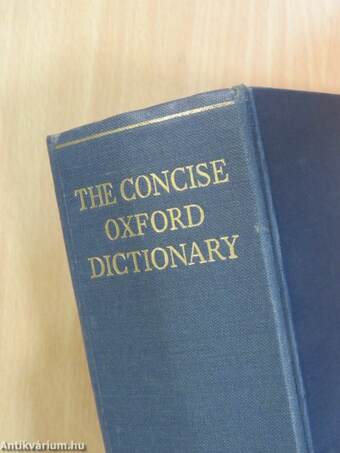 The Concise Oxford Dictionary of Current English