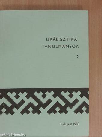 Urálisztikai tanulmányok 2.