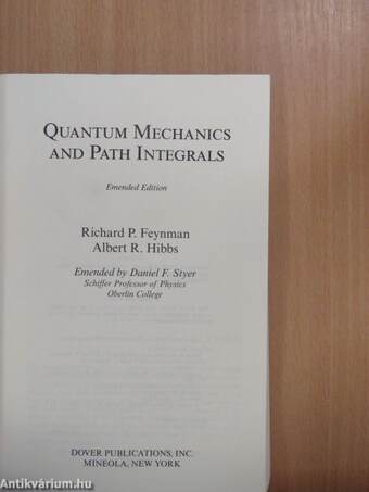 Quantum Mechanics and Path Integrals