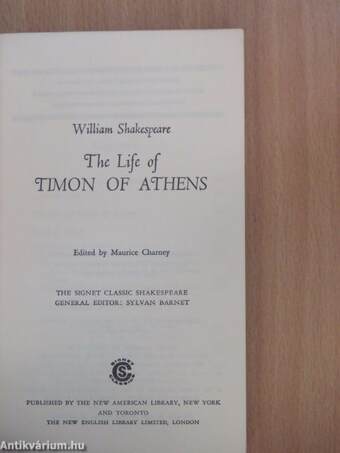 The Life of Timon of Athens