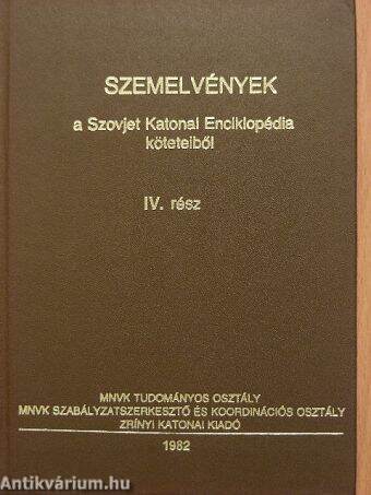 Szemelvények IV.