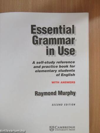 Essential Grammar in Use