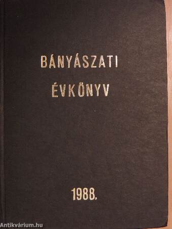 Bányászati évkönyv 1988