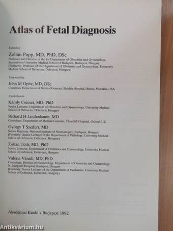 Atlas of Fetal Diagnosis