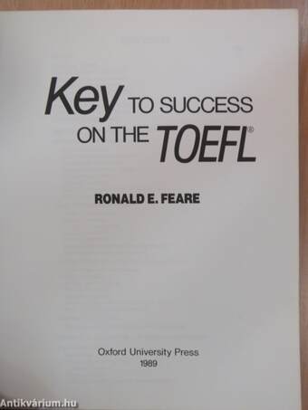 Key to Success on the TOEFL