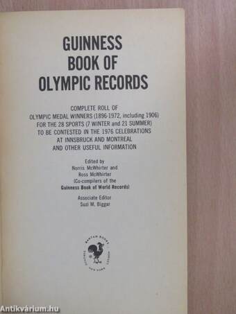 Guinness Book of Olympic Records