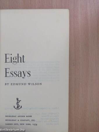 Eight Essays