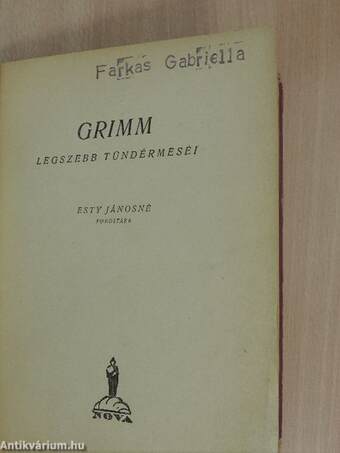 Grimm legszebb tündérmeséi