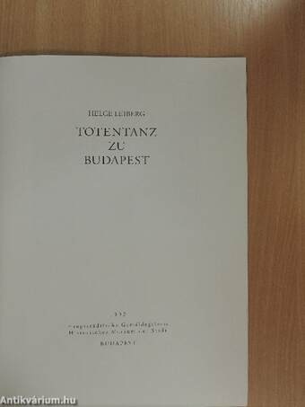 Totentanz zu Budapest