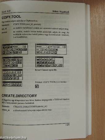 Az Excel 4.0 programozása és függvényei