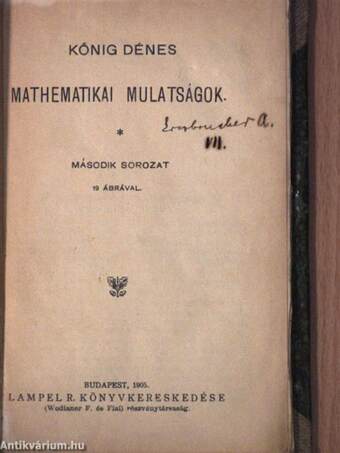 Mathematikai mulatságok II.