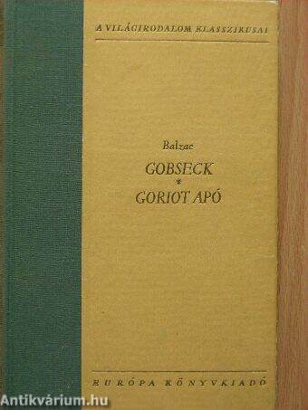 Gobseck/Goriot apó