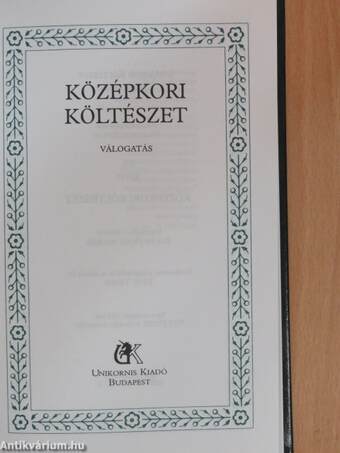 Középkori költészet