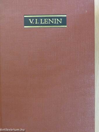 V. I. Lenin összes művei 27.