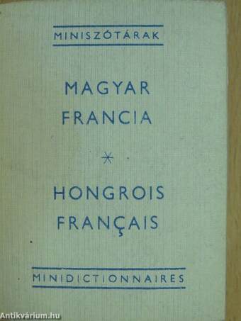 Magyar-francia miniszótár (minikönyv)