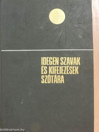 Idegen szavak és kifejezések szótára