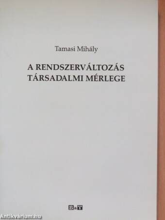 A rendszerváltozás társadalmi mérlege