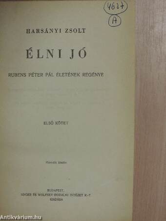 Élni jó I-IV.