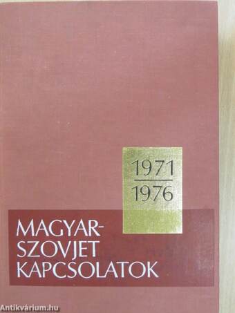 Magyar-szovjet kapcsolatok 1971-1976