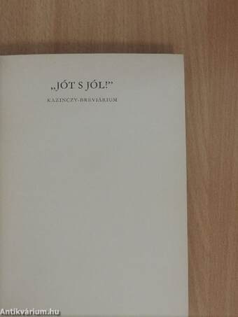 "Jót s jól!"