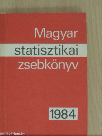 Magyar statisztikai zsebkönyv 1984.