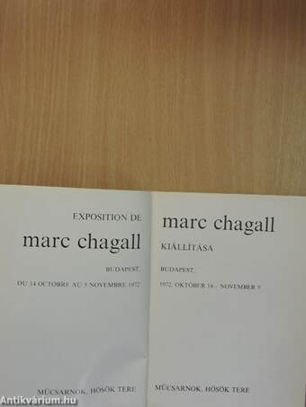 Marc Chagall kiállítása