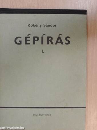 Gépírás I.