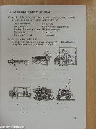 Történelem feladatgyűjtemény 7.